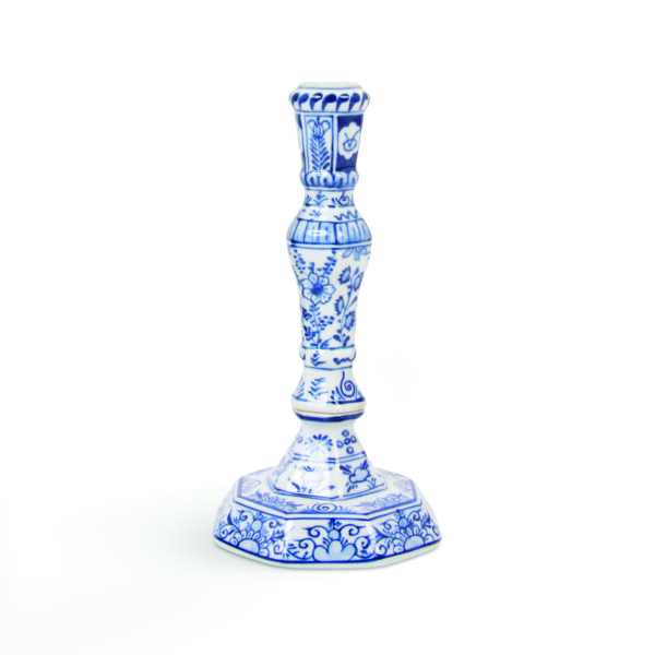 &Klevering Kandelaar Delftware Delfts Blauw