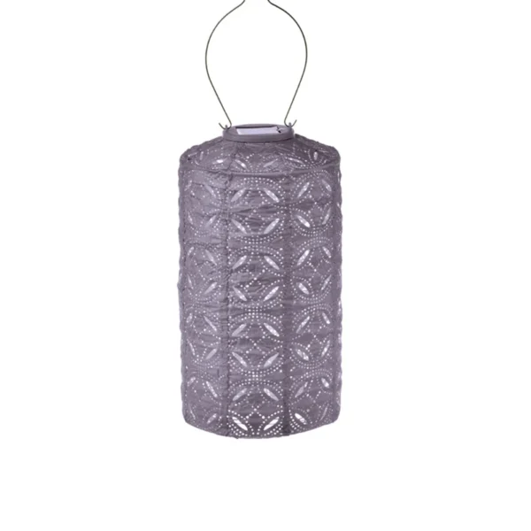 Lumiz Solar Lampion Cylinder 18 Mandela Mauve Purple