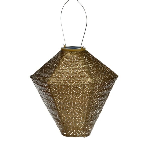 Lumiz Solar Lampion Diamond 28 Sashiko Gold