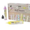 Kreul Decoratiepen met bijenwas – set van 6 Bee Happy - Afbeelding 3