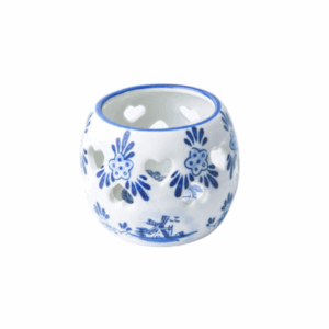 Heinen Delfts Blauw Waxinelichthouder Molen