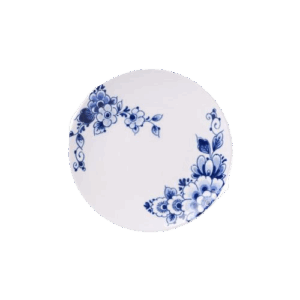 Heinen Delfts Blauw Bordje Paauw Blauw - Porselein - 10 cm