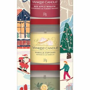 YC Apres Ski Collection 3 Filled Votive Holiday Party Set