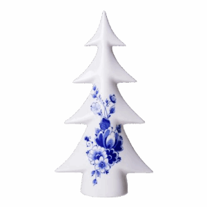 Kerstboom heinen delfts blauw