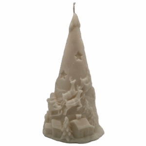 Kaars Kerstboom met Arrenslee