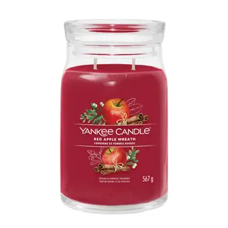 YC Red Apple Wreath Signature Large Jar