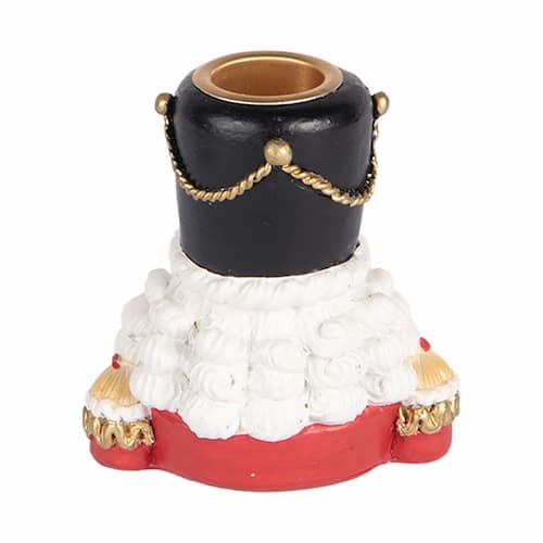 Kandelaar Notenkraker 8x6x9 cm Rood