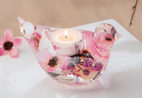 72165 Gilde -waxinelichthouder-Bird-Fresh-Flower