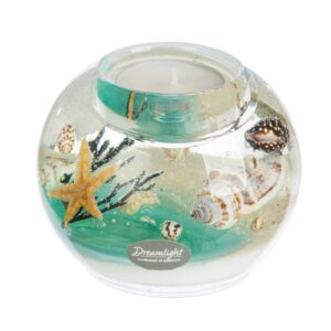 Tealight candle holder Mercury „Coral Beach“