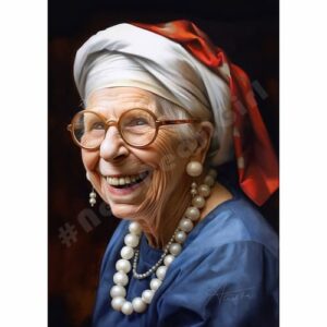 New Pearl Girl 014 Fran postkaart