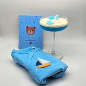 Hallo Baby Cocktailkaars blauw