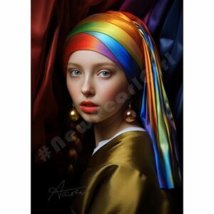 New pearl Girl 016 Kelly Postkaart