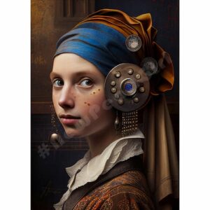 New Pearl Girl 002 Flora Postkaart