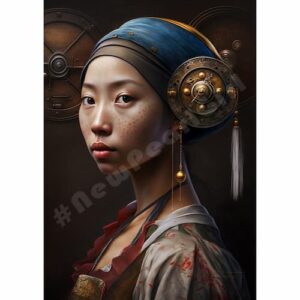 New Pearl Girl 005 Jing Postkaart