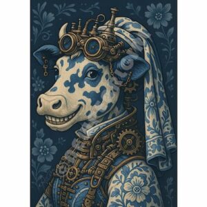 New Pearl Girl 033 Mooo Postkaart