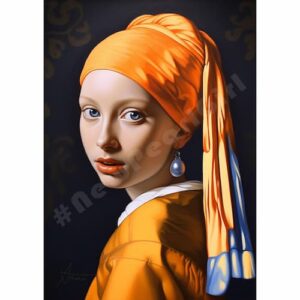 New pearl Girl 008 Olivia Postkaart