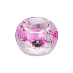 Tealight candle holder Mercury „Pink Orchid“