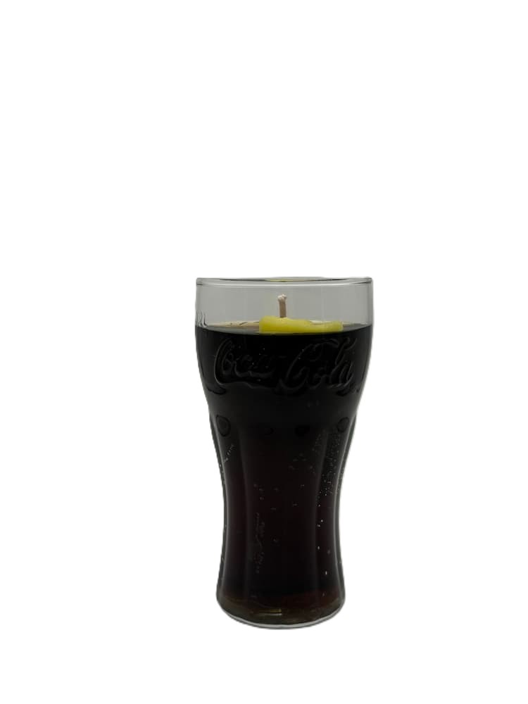 Cola kaars met colageur en citroentje