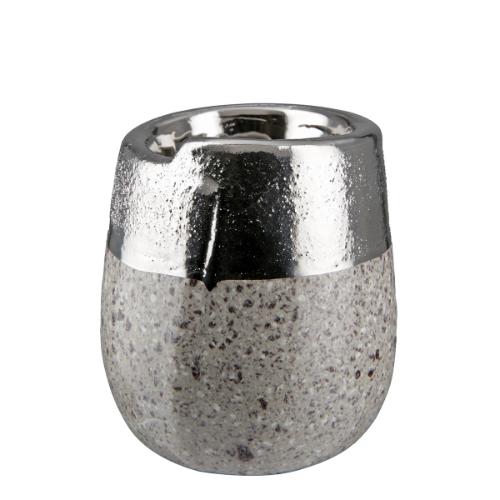 Tealight candle holder oval „Marmo“