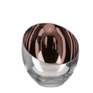 64118 Waxinelichthouder Candy roze-zilver