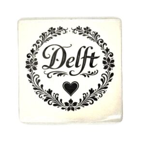 Keramiek Tegel Delft - Delft met hartje
