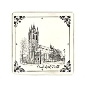 Keramiek Tegel Delft - Oude Kerk Delft