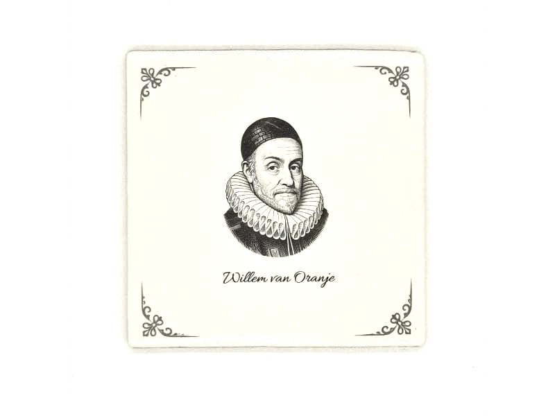 Keramiek Tegel Delft - Portret Willem van Oranje