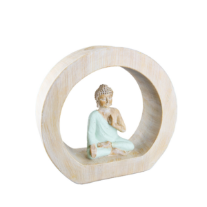52605 Tealight candle holder round „Meditation“ Onderwijzende houding