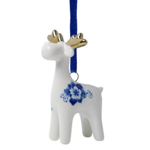 K40003 Heinen Delfts Blauw Kerstornament Kariboe