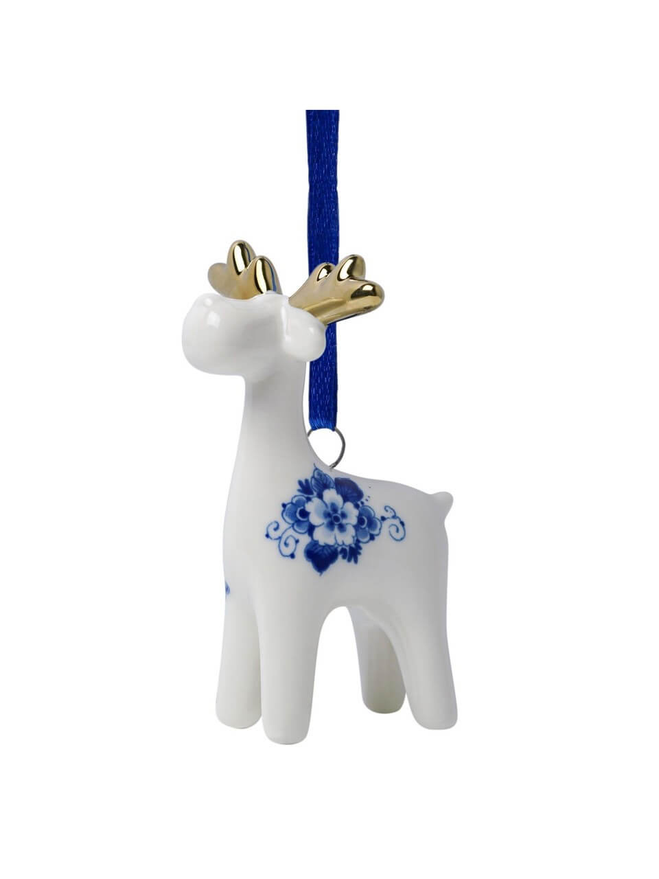 K40003 Heinen Delfts Blauw Kerstornament Kariboe