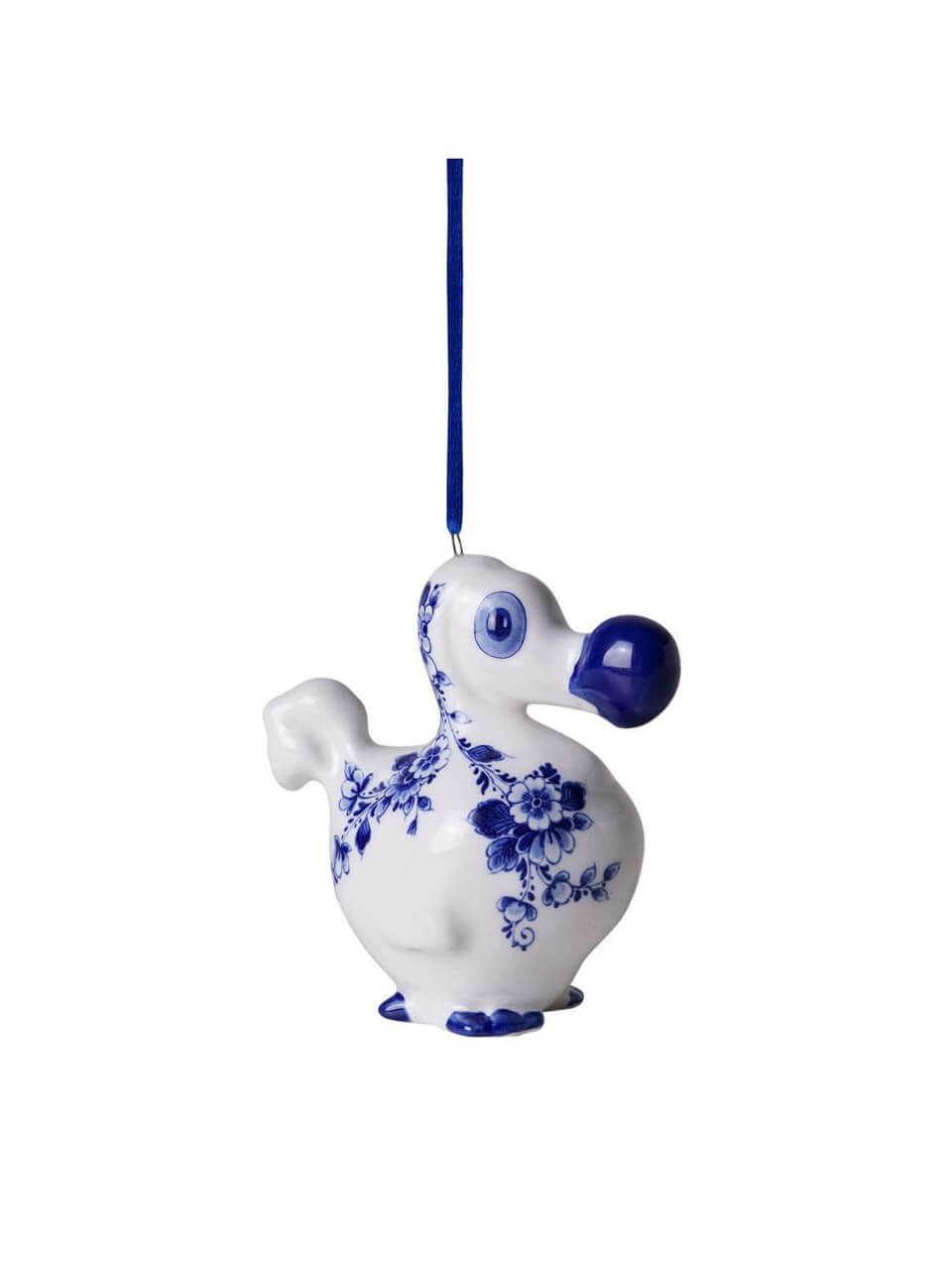 CDP400 Heinen Delfts Blauw Kerstornament Dodo