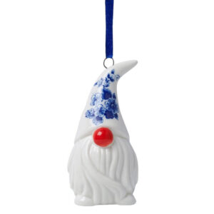 K40008 Heinen Delfts Blauw Kerstornament Kabouter