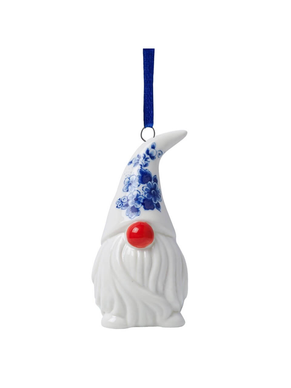 K40008 Heinen Delfts Blauw Kerstornament Kabouter