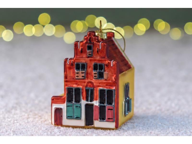 Kerstbal Het Straatje van Vermeer