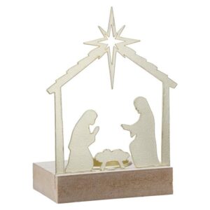 54450 Waxinelichthouder Kerststal Kribbe