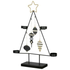 63504 Waxinelichthouder Kerstboom Noel
