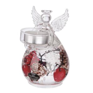 72343 Dreamlight Waxinelichthouder Angel Petit Medium Winter Berries