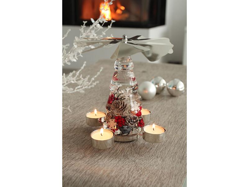 72603 Dreamlight Waxinelichthouder Kerstpiramide Winter Berries