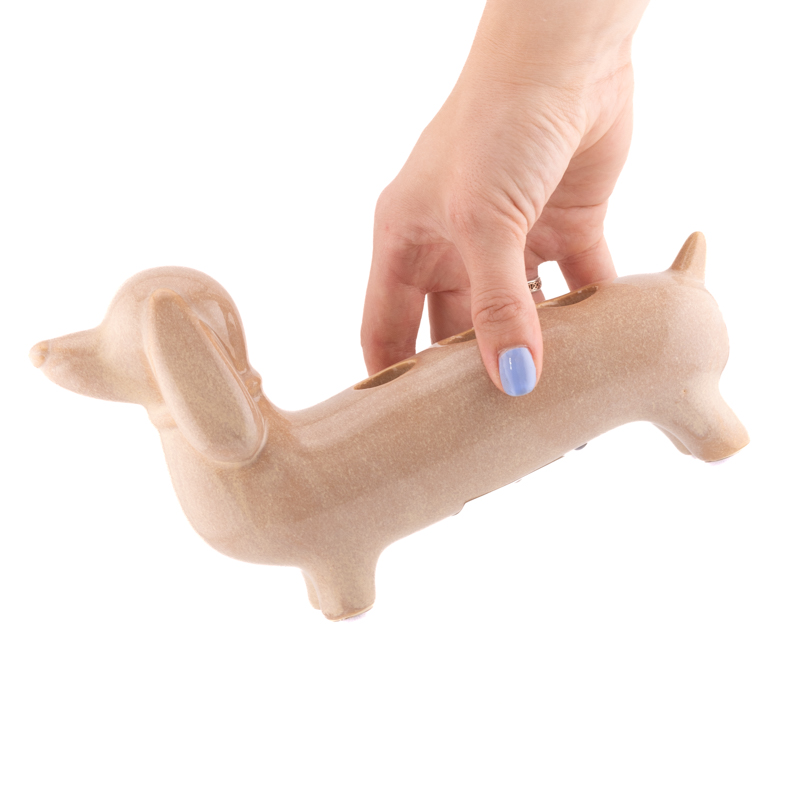 as9031 Kaarsenstandaard Hound Beige
