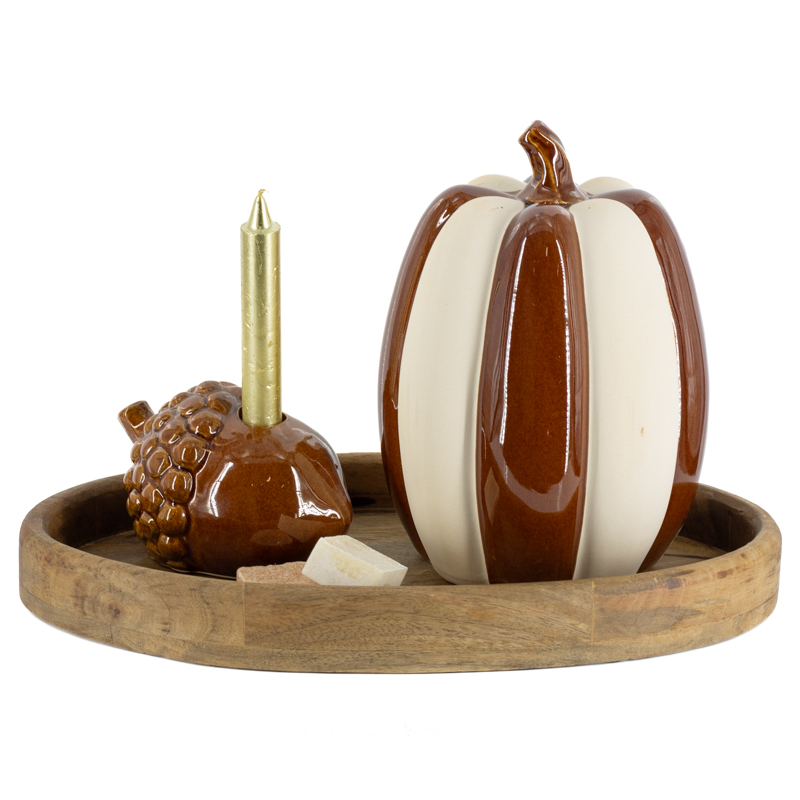 as9720 Decoratie Pompoen Earthtone L