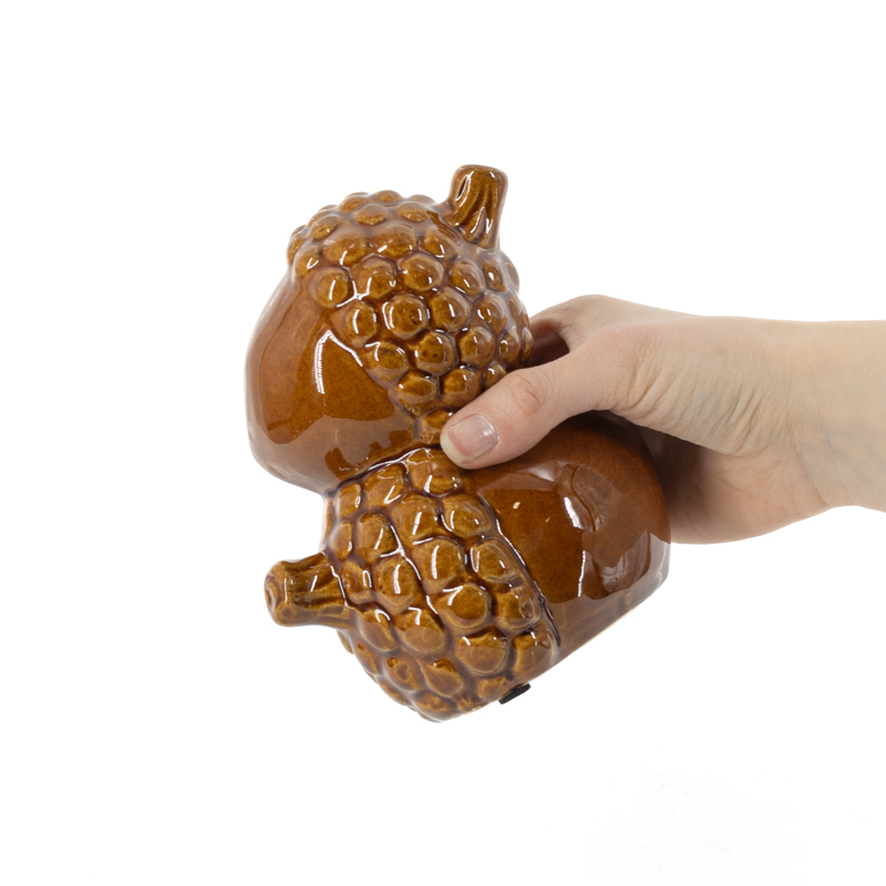 as9723 Decoratie Wintercone S Bruin