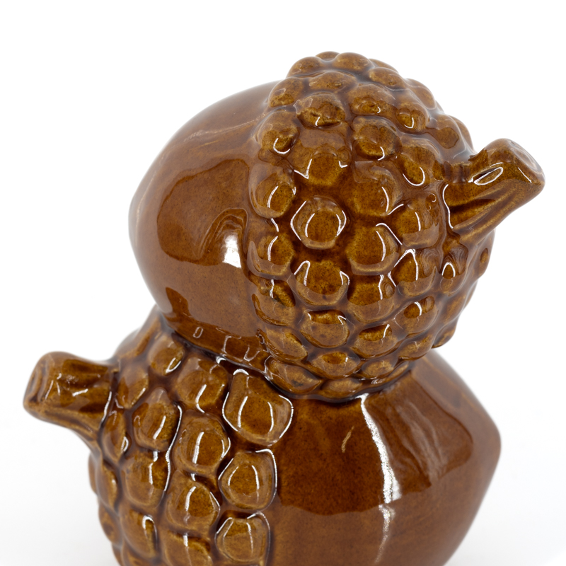 as9723 Decoratie Wintercone S Bruin