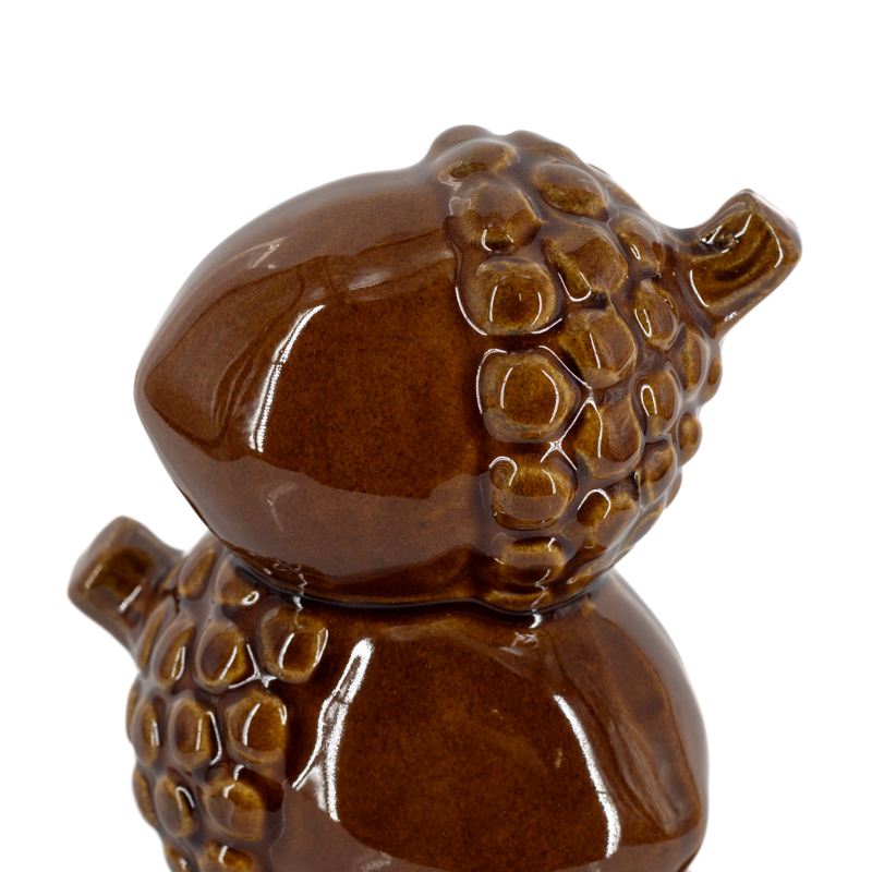 as9724 Decoratie Wintercone L Bruin