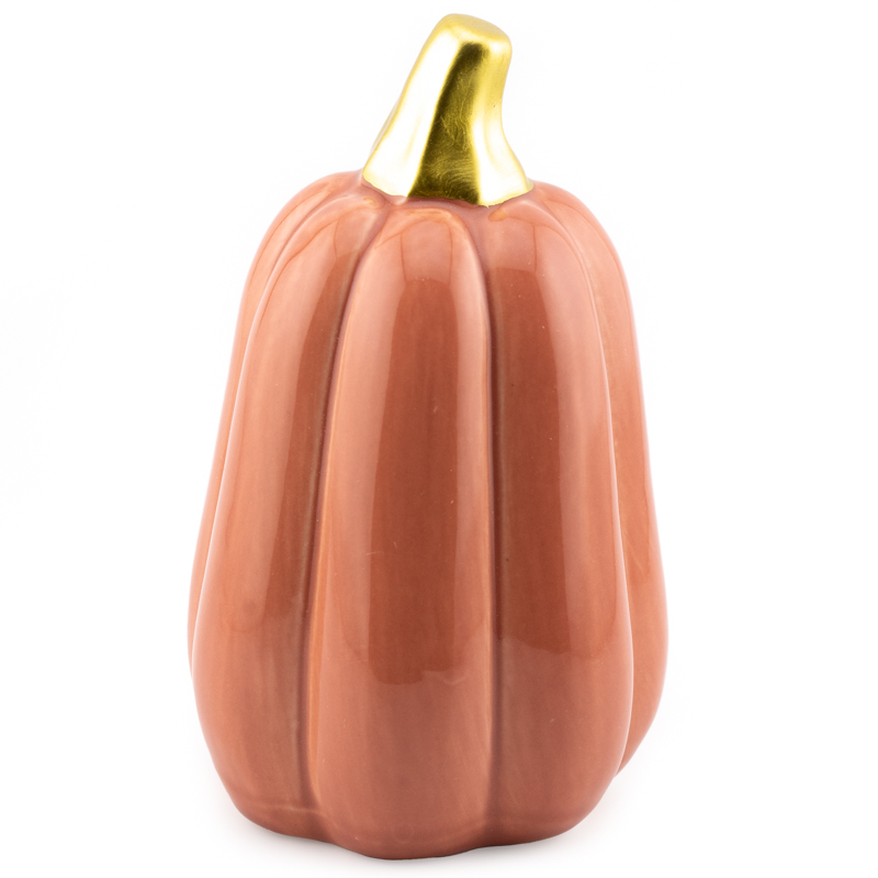 as9890 Decoratie Aardewerk Pompoen 10,5cm Burgundy