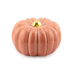 as9893 Decoratie Aardewerk Pompoen 6cm Burgundy