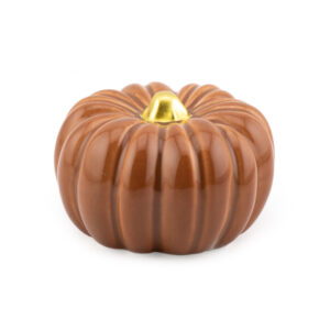 as9895 Decoratie Aardewerk Pompoen 6cm Bruin