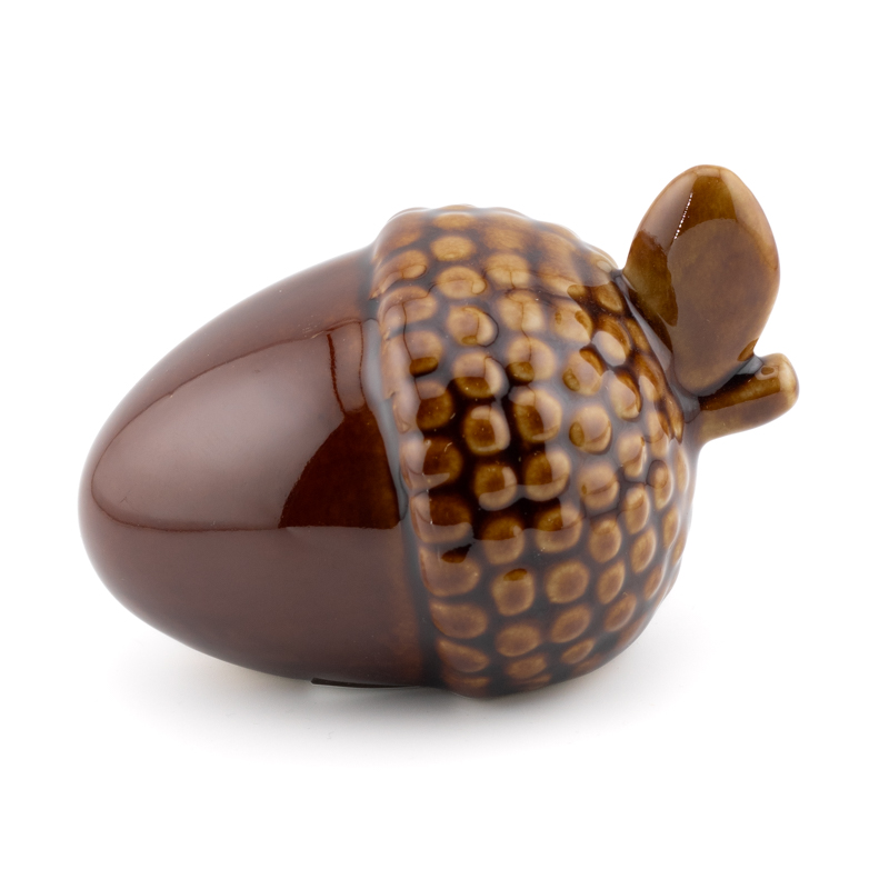as9897 Decoratie Aardewerk Eikel Nutty L