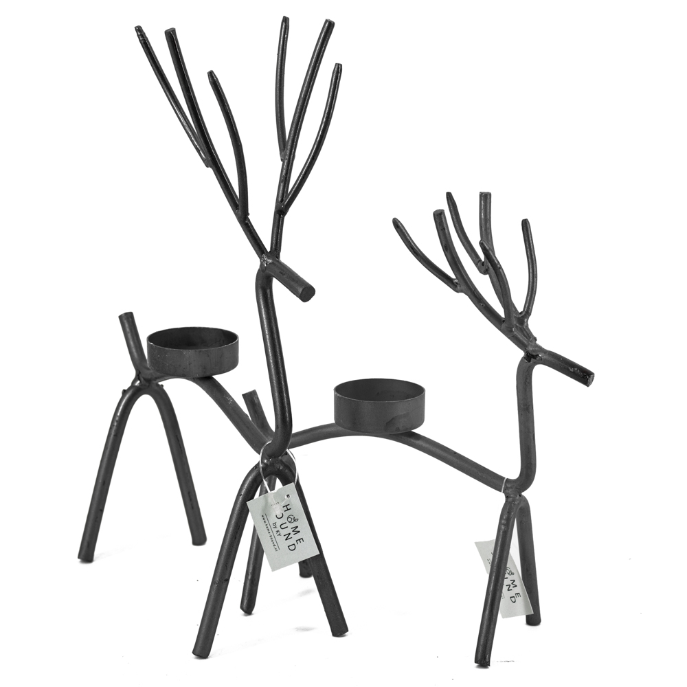 hb5197 Waxinelichthouder Hert 27 cm.