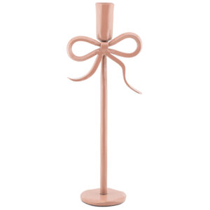 hb6893 Kandelaar Bow 30cm Roze
