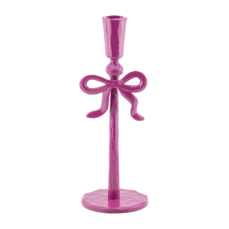 hb6899Kandelaar Strikje 25cm Fuchsia